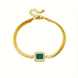Bracciale Joana Verdeggiante con Smeraldo