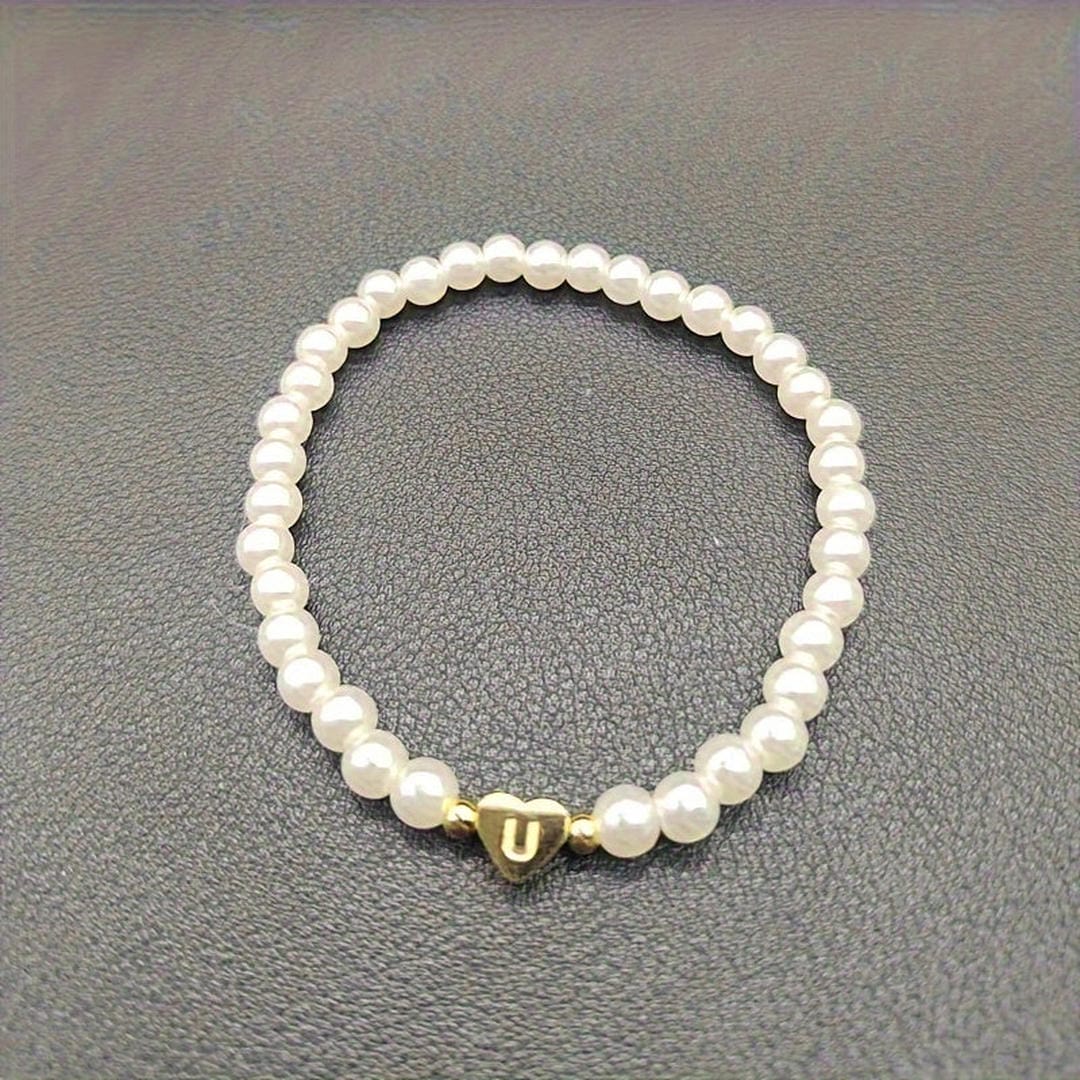 Bracciale con Perle A-Z