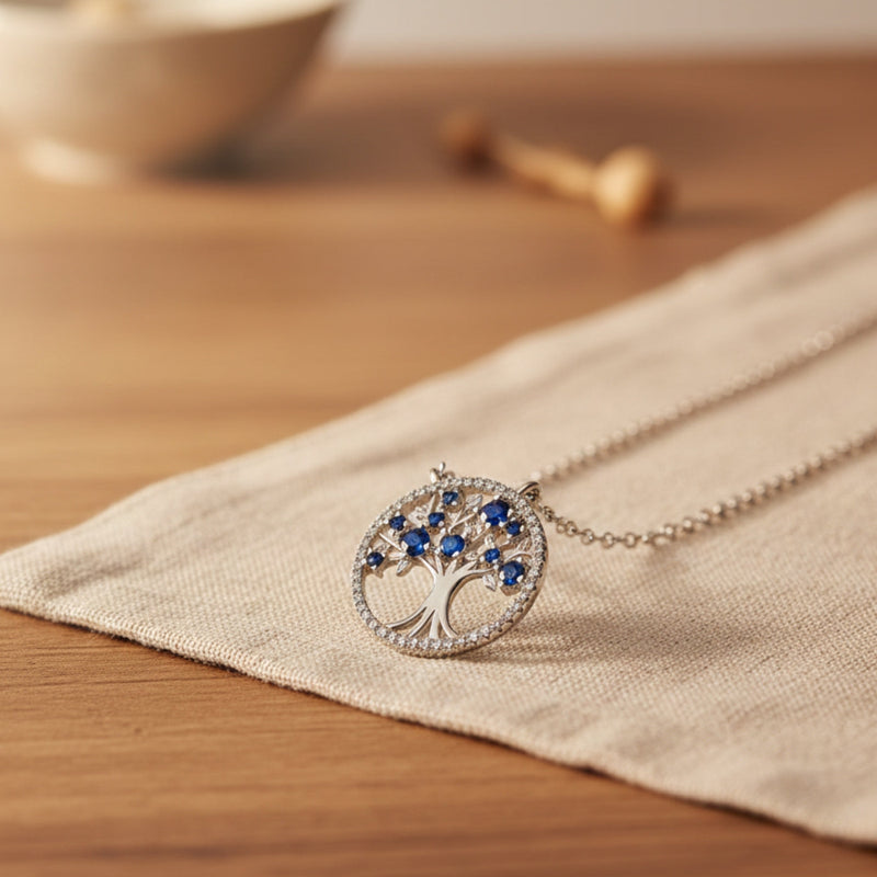 Collana Smeraldo Albero della Vita