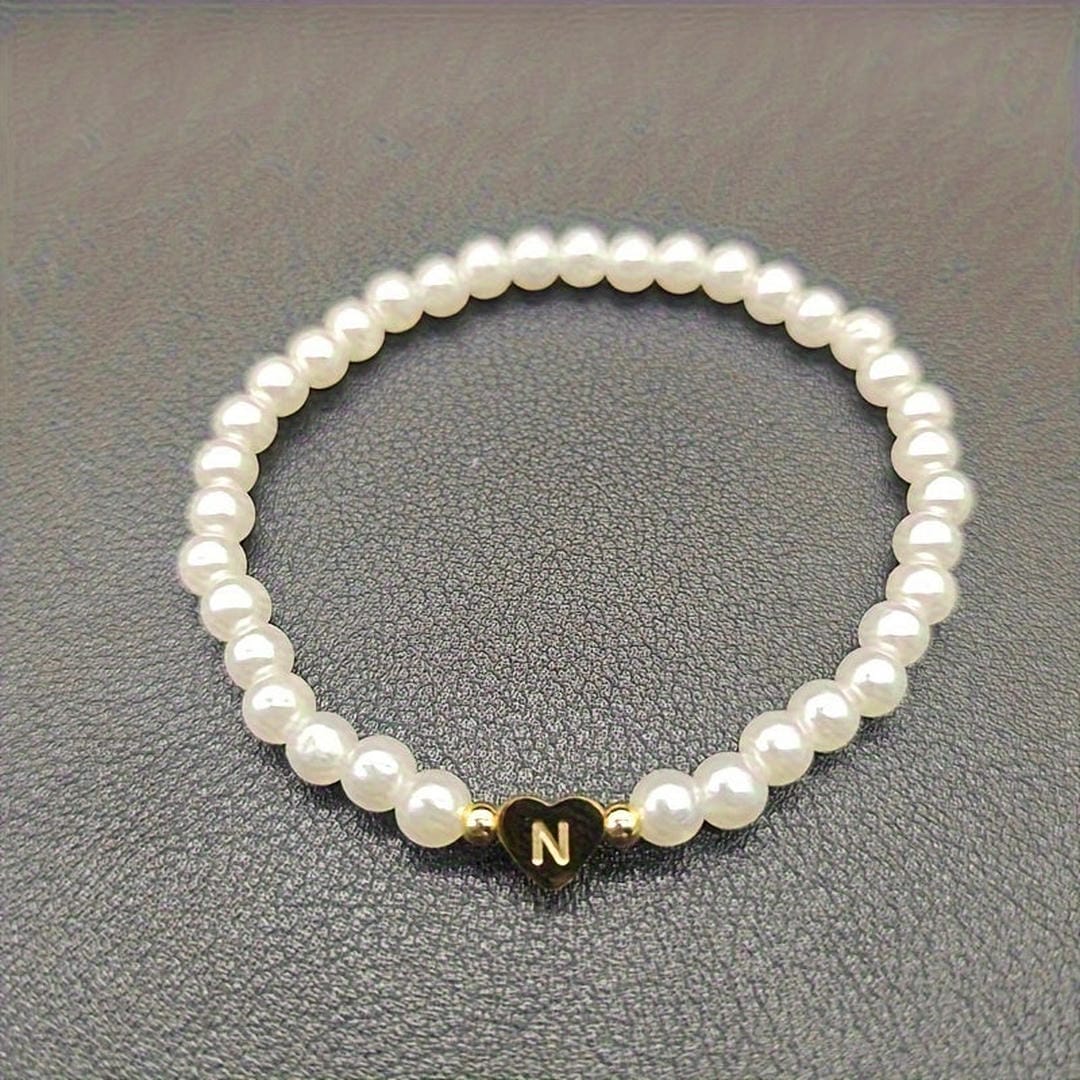 Bracciale con Perle A-Z