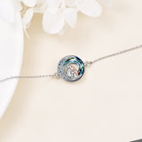 Bracciale con Charm per Cani Regolabile in Argento