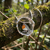 Collare Uccello Delicato Fatto a Mano