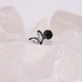 Stud a Pétalo Doppio con Retro Piatto