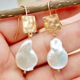 Orecchini Retro in Perle d'Acqua Dolce