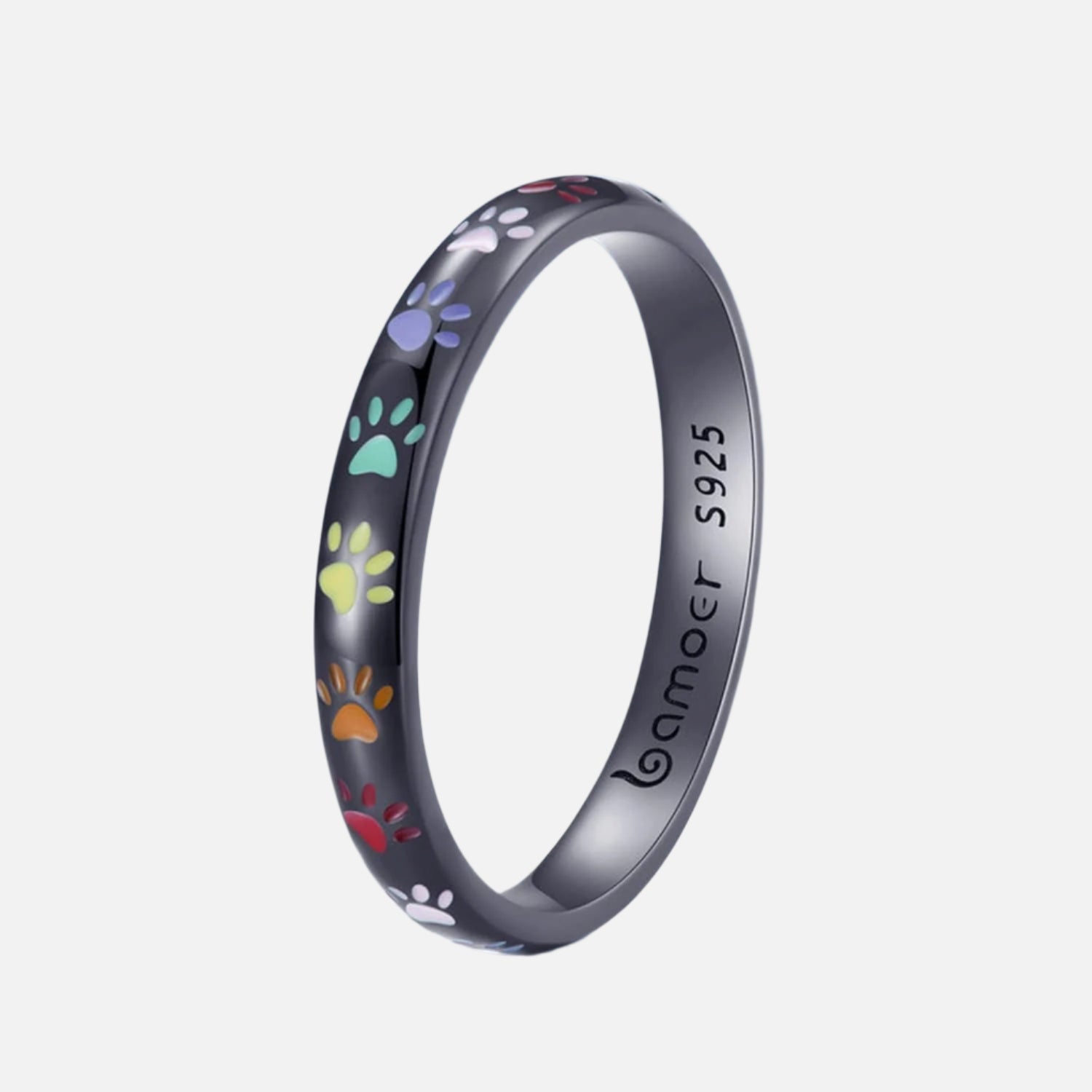 Anello in Argento Sterling con Design di Zampa