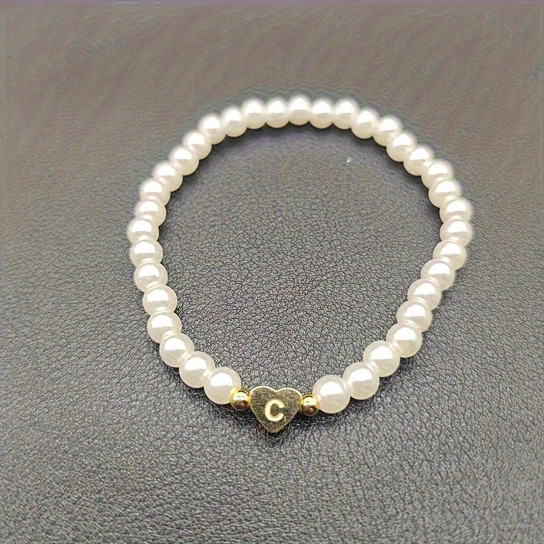 Bracciale con Perle A-Z