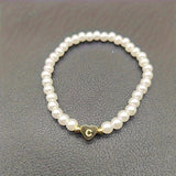 Bracciale con Perle A-Z