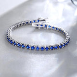 Bracciale Tennis Zaffiro
