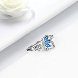 Anello Farfalla Zaffiro