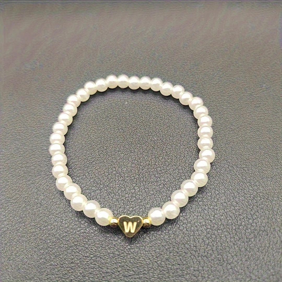Bracciale con Perle A-Z