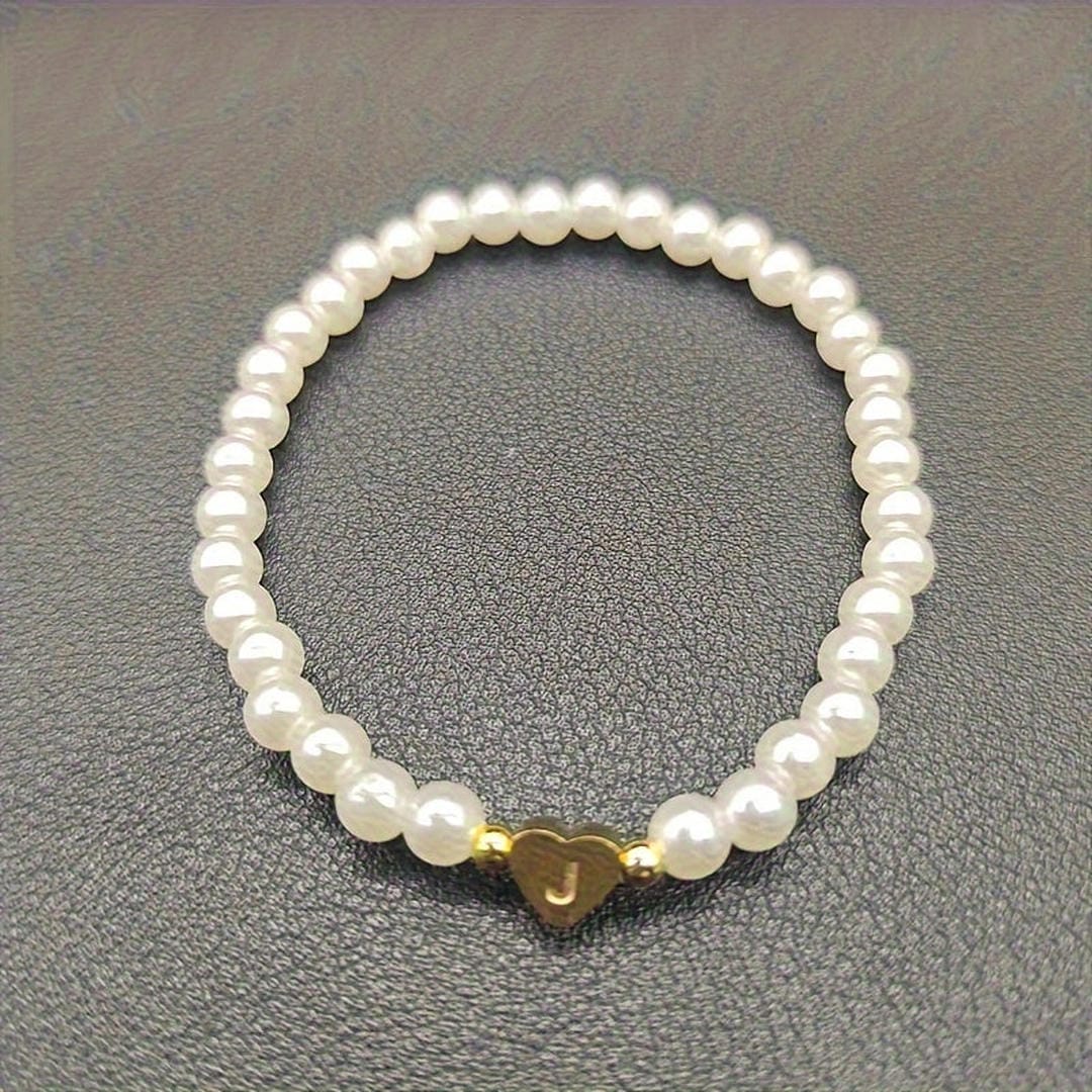 Bracciale con Perle A-Z