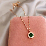 Collana con Smeraldo in Oro