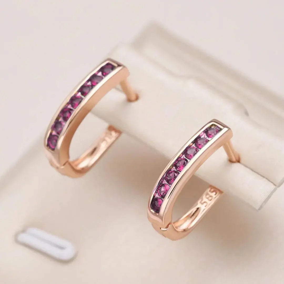 Orecchini di Smeraldo e Diamante in Oro