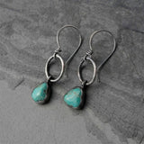 Orecchini Vintage in Pietra Turchese e Argento
