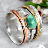 Anello Vintage in Turchese e Argento