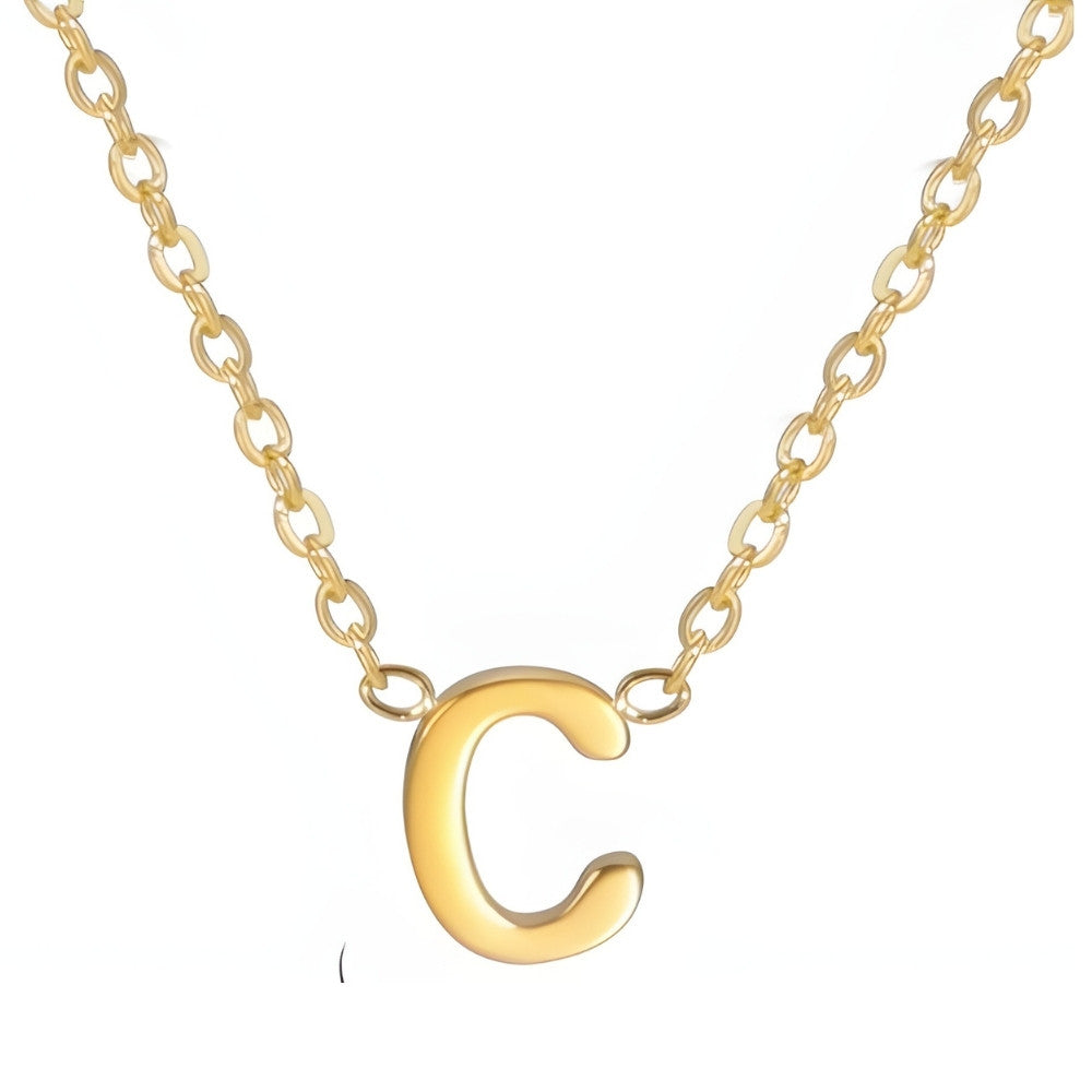 Collana con Iniziale in Oro Chic Love Letter