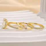 Set di anelli nuziali Jaily 3PC