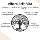 Collana "Albero della Vita Sacro" in Legno Naturale