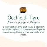 Bracciale "3 Protezioni" in Occhio di Tigre, Ematite & Obsidiana Nera