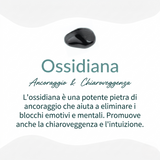 Pendente "Yin-Yang" in Howlite e Ossidiana Nera