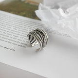 Anello in Argento Strato Regolabile