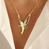 Collana Fatina Fortunata in Argento e Oro