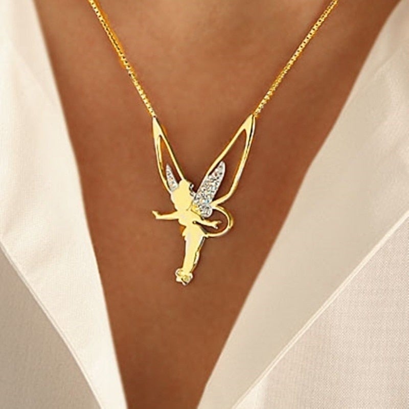 Collana Fatina Fortunata in Argento e Oro