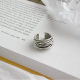 Anello in Argento Strato Regolabile