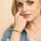 Bracciale Cubano Antico in Oro