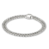 Bracciale Cubano Pave in Oro Senza Tempo