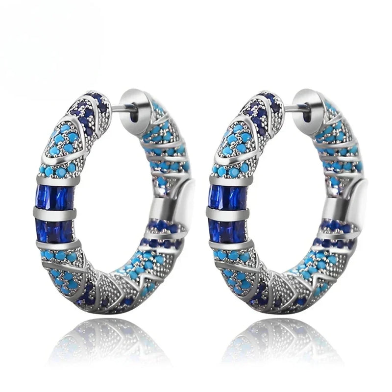 Orecchini a cerchio Icy Spark