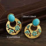 Orecchini Orientali Vintage Turchesi