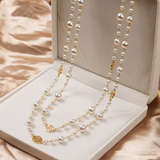 Collana Elegante in Oro con Perla