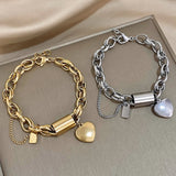 Bracciale Chunky in Oro Elegante