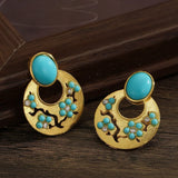Orecchini Orientali Vintage Turchesi