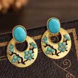 Orecchini Orientali Vintage Turchesi