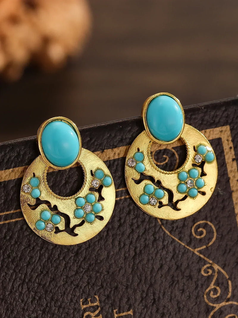 Orecchini Orientali Vintage Turchesi