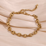 Cavigliera Oval Chain Riviera Luxe