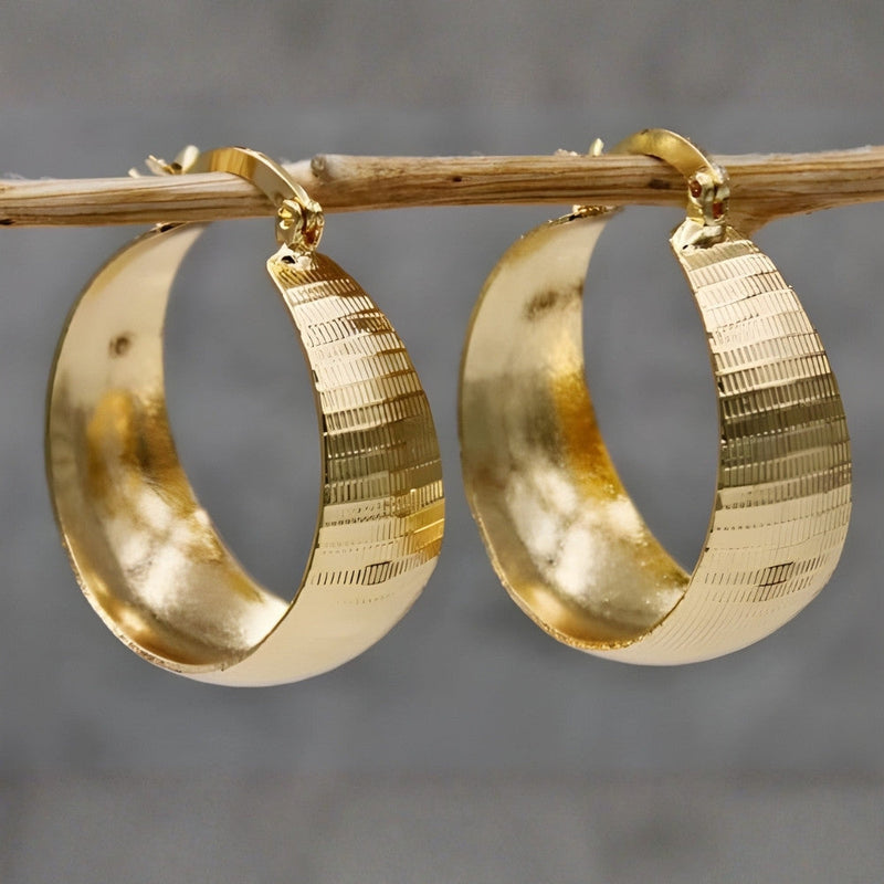 Orecchini Oro Luxe Sofisticati