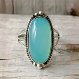 Anello Dichiarativo in Argento Sterling Vintage con Turchese