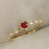 Anello Gold Coralyn Amoura