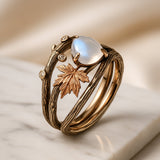 Anello in Pietra Luna Naturale