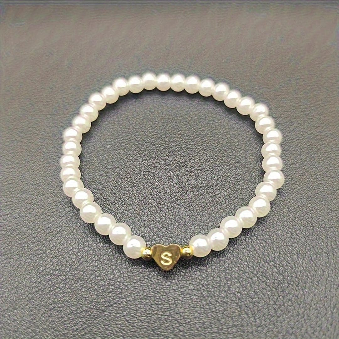 Bracciale con Perle A-Z