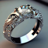 Anello in Argento Cristallo Esotico