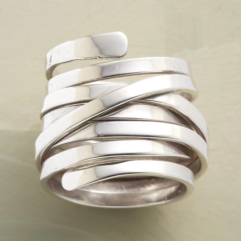 Anello in Argento Spesso Vintage