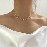 Collana Classica con Perle di Acqua Dolce