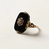 Anello Vintage in Pietra Nera