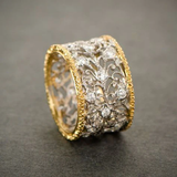 Mika - Anello in Zirconia Vintage Ivy