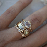 Set Anello in Oro e Zirconia