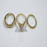 Set di Anelli Vintage Luminosi
